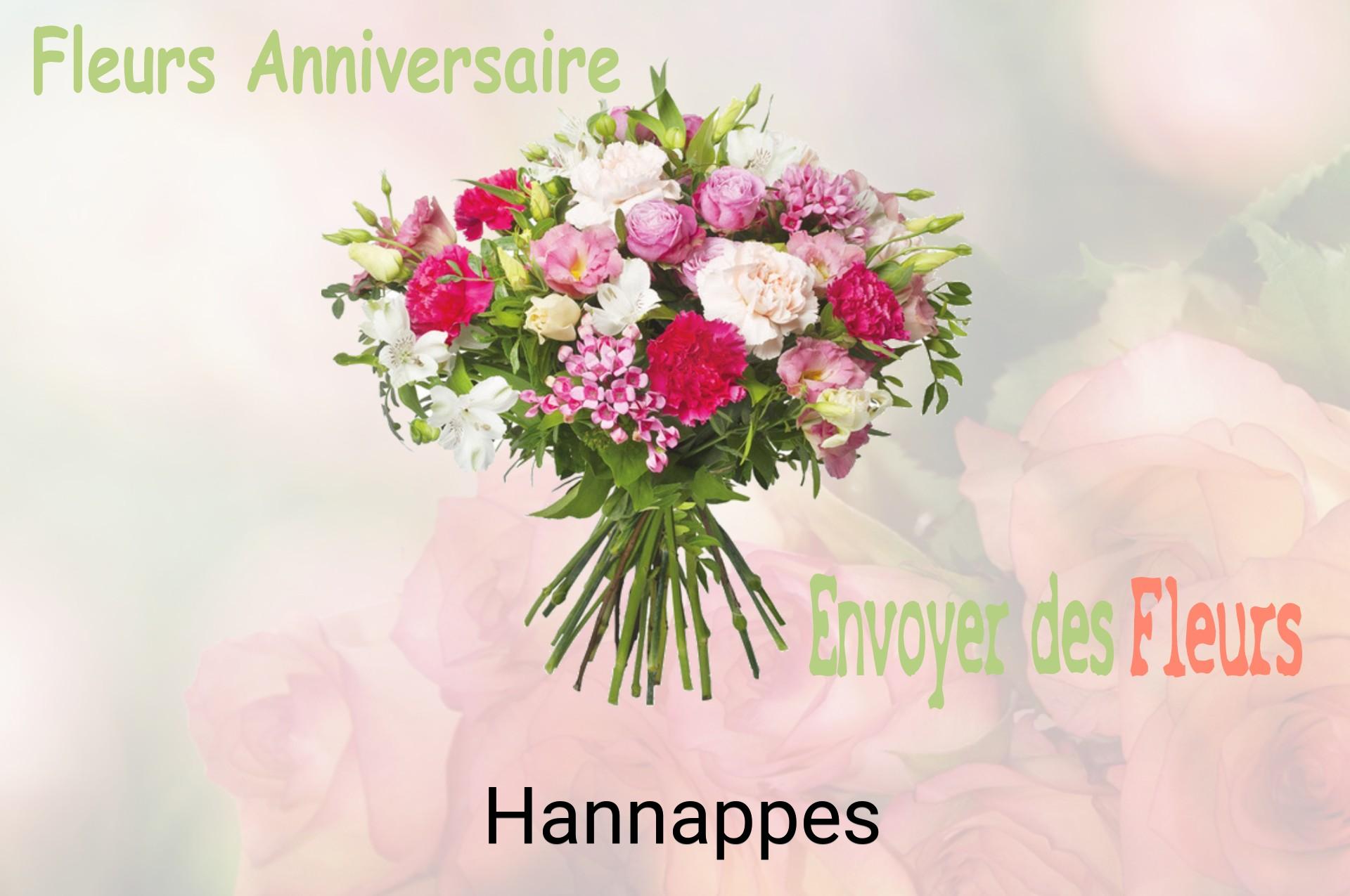 Bouquet de fleurs d’anniversaire livré à Hannappes